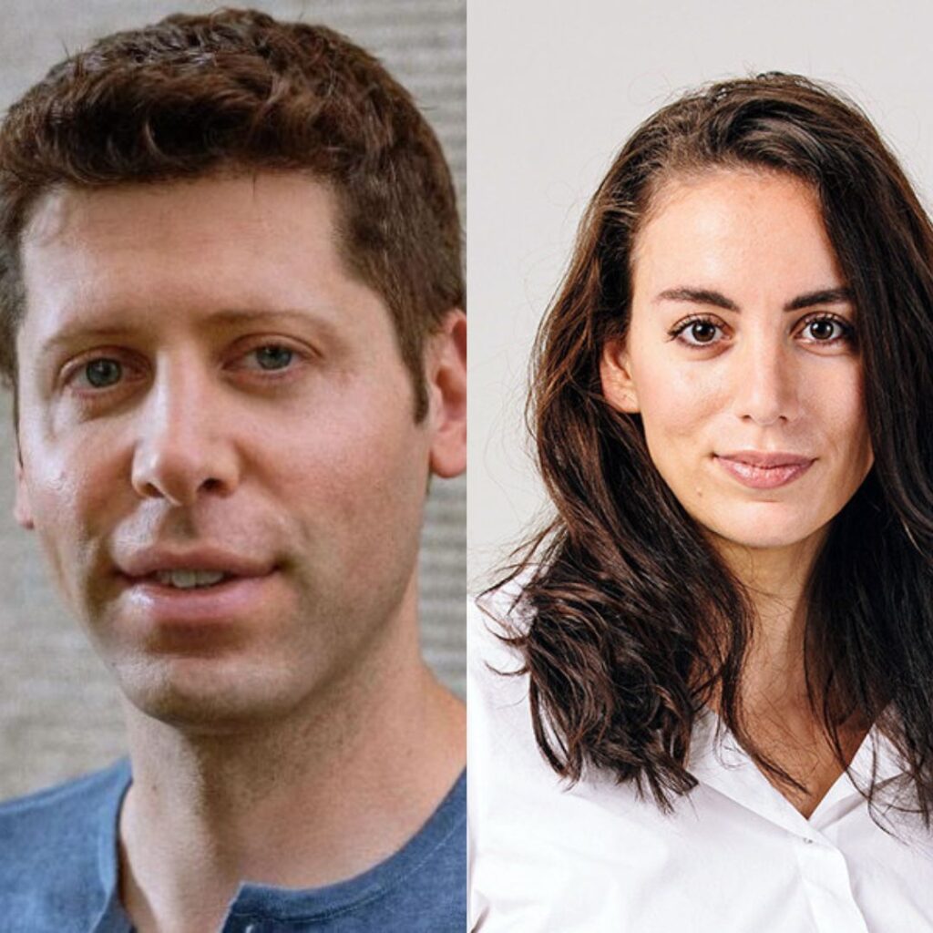 Sam Altman and Mira Murati